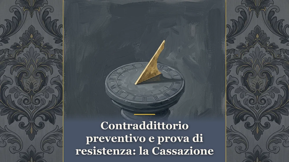 Contraddittorio preventivo e prova di resistenza nella sentenza della Cassazione Tributaria n. 22441 del 2026
