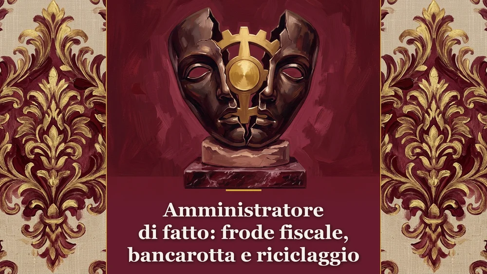 Illustrazione su amministratore di fatto e frode fiscale in bordeaux #6B1D2F