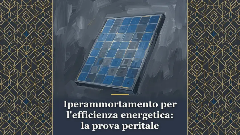 Pannello solare fotovoltaico per l'iperammortamento per l'efficienza energetica e beni 4.0