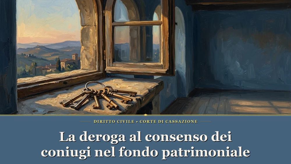 Deroga al consenso dei coniugi nel fondo patrimoniale e alienazione dei beni riservati ex art. 169 c.c.