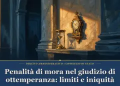 Penalità di mora nel giudizio di ottemperanza: limiti e iniquità