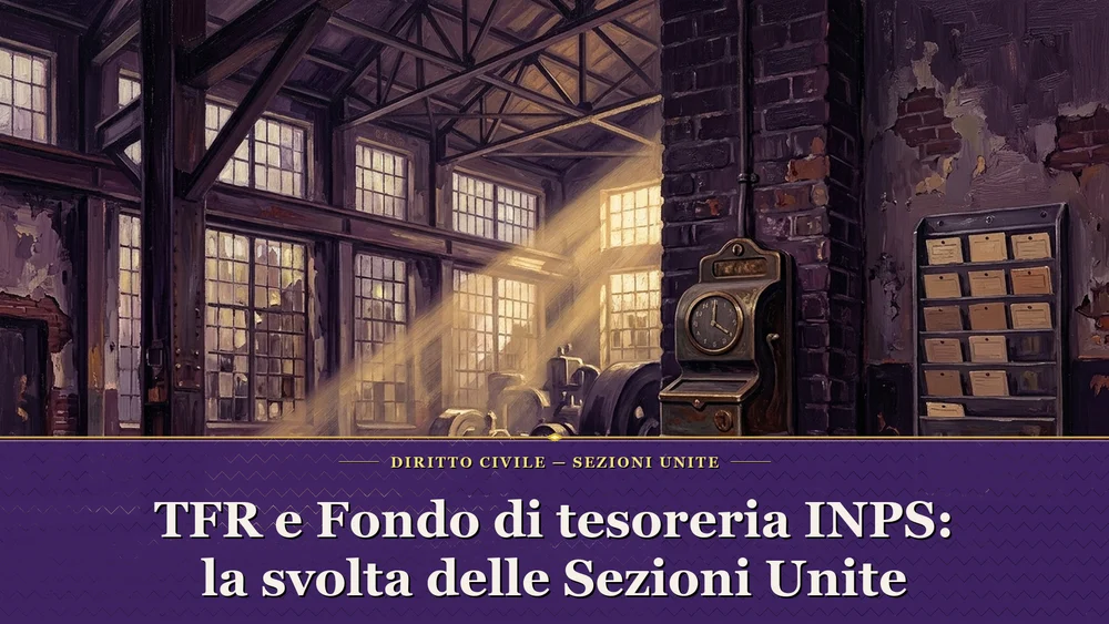 Dipinto ad olio di una timbratrice marcatempo d'epoca in una monumentale officina industriale illuminata da luce radente